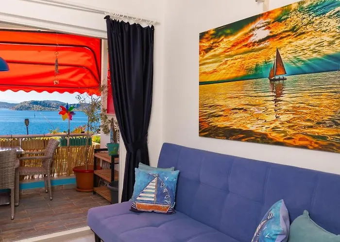 Quarto em Acomodações Particulares Derin Mavi Butik