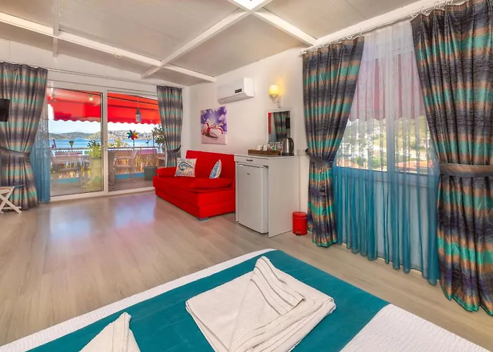 Derin Mavi Butik Quarto em Acomodações Particulares *