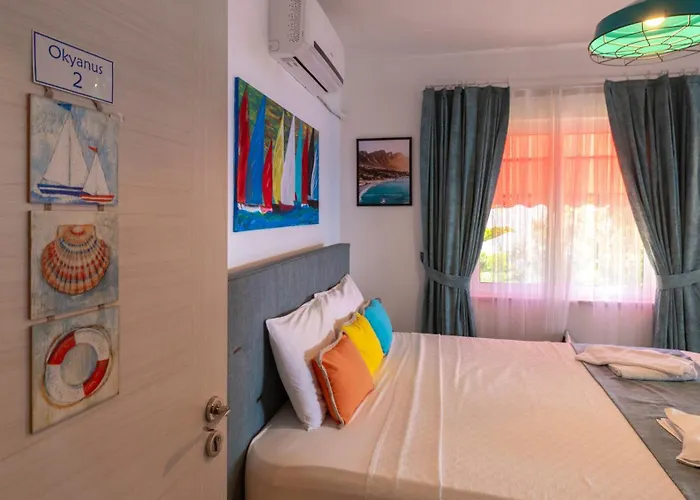 Derin Mavi Butik Quarto em Acomodações Particulares