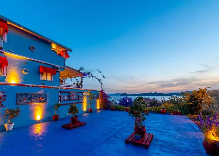 Derin Mavi Butik Δωμάτια σε οικογενειακή κατοικία *